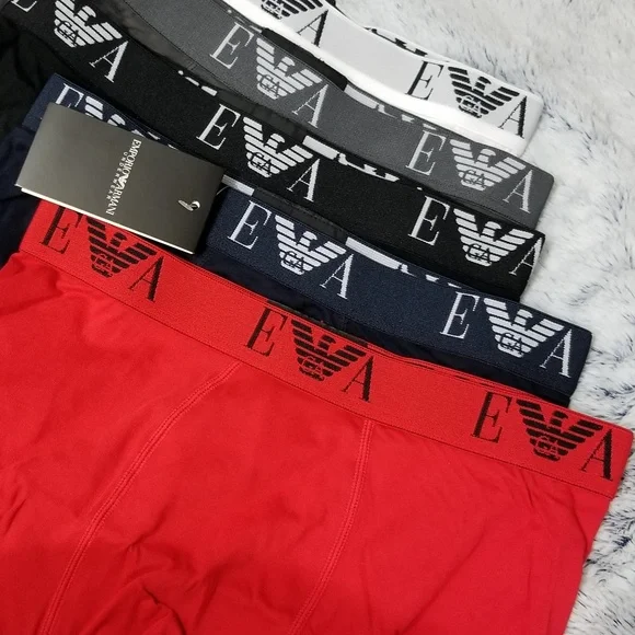 💋5 for $49 • NWOT EMPORIO ARMANI COTTON BOXER BRIEFS - Picture 3 of 7